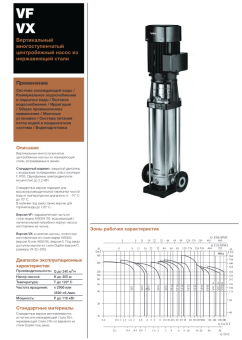 Вертикальный многоступенчатый насос Hydroo VX10-7R 0300 T 2340 5 2 IE3
